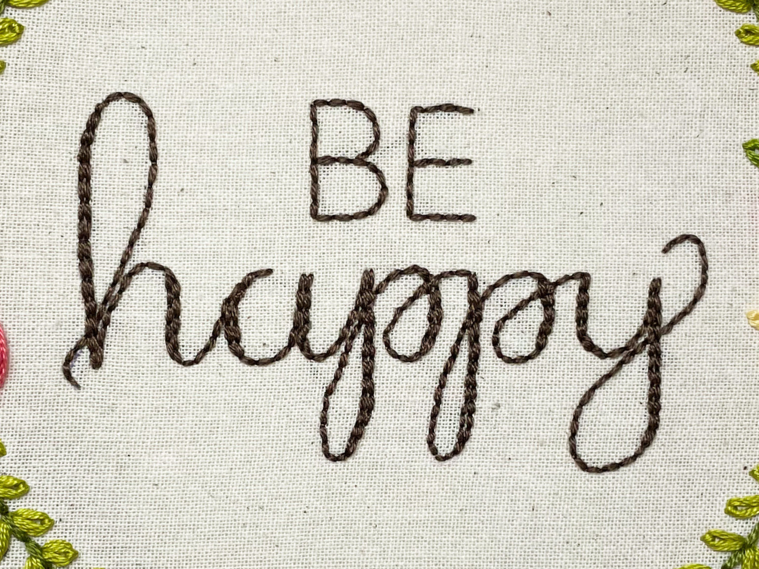 Best Embroidery Stitches For Script Lettering - nelandjocrafts.com